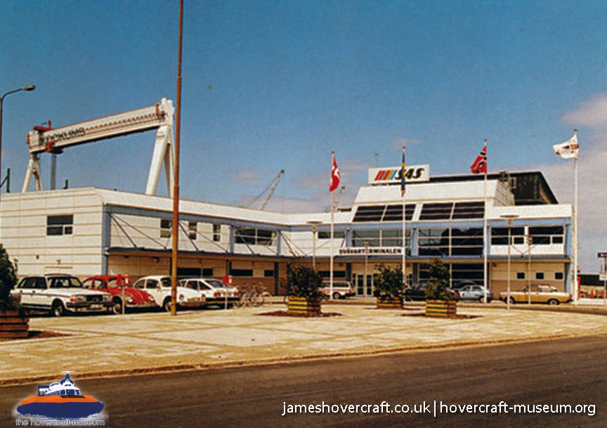 AP1-88 hovercraft with the Scandinavian company SAS -  (credit: The <a href='http://www.hovercraft-museum.org/' target='_blank'>Hovercraft Museum Trust</a>).